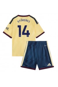 Arsenal Viktor Gyokeres #14 Jalkapallovaatteet Lasten Kolmas peliasu 2026-27 Lyhythihainen (+ Lyhyet housut)